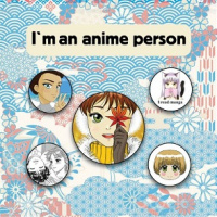 I'm an anime person набор значков