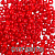 Бисер GAMMA 10/0 50 г 1-й сорт непрозрачный C137 красный