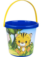 Ведро детское №8 0.85л Дикие животные с картинкой