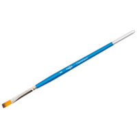 Кисть Синтетика 8 плоская короткая ручка Гамма 280618.08.08