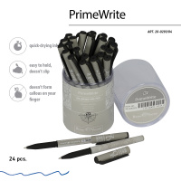 Ручка шарик PrimeWrite Карта мира Синяя 0.7мм 
