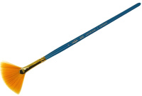 Кисть Синтетика веерная №4 короткая ручка Гамма 308004