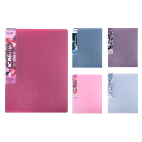 Папка А4 4 кольца 25 мм 0,8 мм Trend ICEberriesl Клубника карман