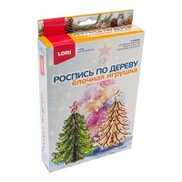 Роспись по дереву Ёлочная игрушка Ёлочка Фнн-066