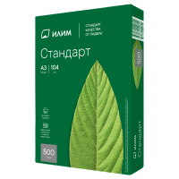 Бумага А3 500 л Илим Стандарт 80г класс С