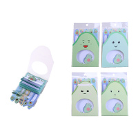 Бумага для заметок клейкая 90 л 8х12 см 5 блоков полос 1 прямоугольный блок по 15 листов M-4747 48