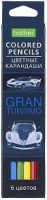 Карандаш 6 цв Hatber Gran Turismo 070881