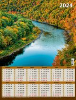 Календарь 2024 листовой А2 Гармония природы 2824005