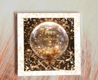 Карточка Happy Birthday (шар-сюрприз) К540