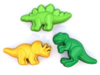 Набор формочек для песка Динозаврики 3 шт 106384