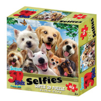 Пазлы 48 деталей Собаки Селфи 3D Dogs Selfies