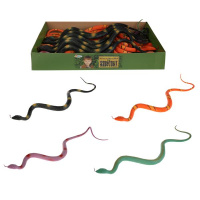 Змея 75см цвет в ассортименте с хэнтэгом в дисплеее 128113