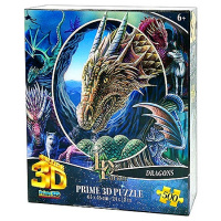 Пазлы 500 деталей Коллаж Драконы 3D