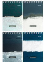 Блокнот А6 40 л Текстуры 2 клетка, гребень Б40-7015