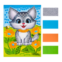Аппликация Кошечка 4 цв 200 эл