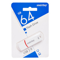 Флэш-диск 64GB Smartbuy Crown White