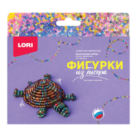 Фигурки из бисера Красноухая черепаха Бис-094