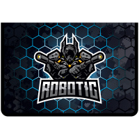 Папка А4 для тетр молния ламин картон 325*230*55 мм Robotic