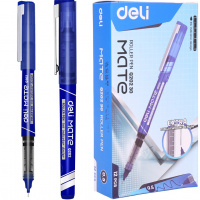 Ручка роллер Синяя 0,5мм Deli Mate