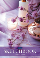 Скетчбук А5 40 л склейка Нежный флёр 100 гр/м2 087791