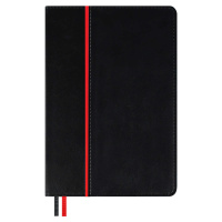 Ежедневник А5 160 л Сариф черно/красный кожзам 70624