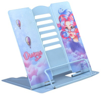 Подставка для книг металлическая с рисунком Мечтательница 62940