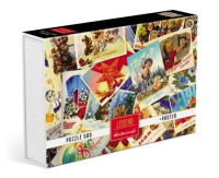 Пазлы 500 Ностальгия. Открытки Legend подарочная коробка + постер