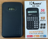 Калькулятор карман 10 разрядов KK-105 Kenko черый 