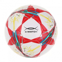 Мяч Футбольный X-Match 1 слой PVC 1.6мм Звезды 56501