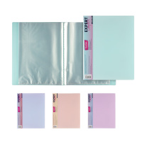 Папка А4 20 вклад 0,6 мм Expert Pastel Персик,Ваниль