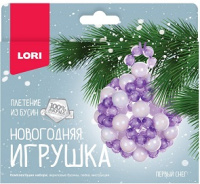 Игрушка из бусин Первый снег Пз/Бус-027