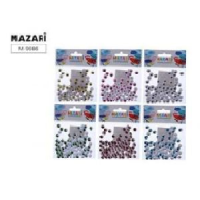 Глазки подвижные с ресничками D=8 мм, 80 шт М-9986,9985