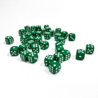 Кубик Игровой D6 Зеленый