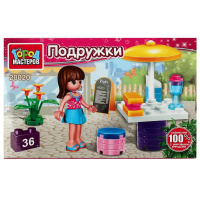 Конструктор город мастеров Кафе в парке 36 деталей 353529