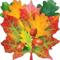 Украшение Кленовые листья 200*200 мм 88.612