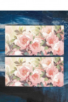 Конверт без надписи (розовые цветы) Cn173