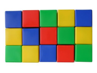 Выдувка набор кубиков 15 эл