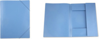 Папка А3 на резинке пластик 40 мм Синяя