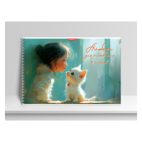 Альбом для рисования 40 л А4 гребень Дружба 100гр/м2 15407