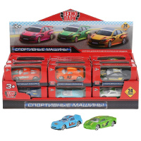 Машина технопарк 7.5см Спортивные машины металл 260219