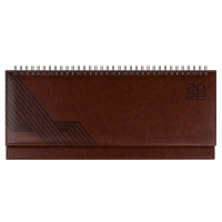 Планинг 2026г 64 л Сариф коричневый 310*130 мм, гребень, кожзам, тв 70322