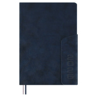 Ежедневник 2026г А5 176л Глосс синий кожзам магнитный клапан 70255
