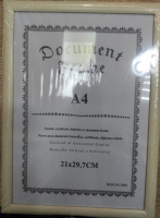 Фоторамка 20,8*29,5 пластик Карельская береза 1,5 см 