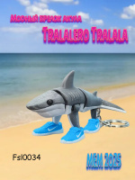 Брелок 3D Акула в кедах