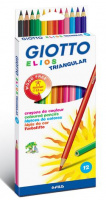 Карандаш 12 цв Giotto Elios Tri пластиковые трехгранные 275800 