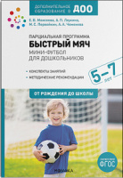 Парциальная программа "Быстрый мяч" Мини-футбол для дошкольников 5-7 лет ФГОС Дополнительное образов
