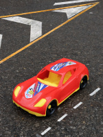 Машинка Turbo V красная 18,5см 5850