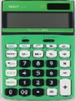 Калькулятор 12 разряд Uniel 107*172 UD-72G зеленый