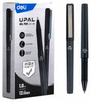 Ручка гел Черная 1,0мм Deli Upal EG61-BKl