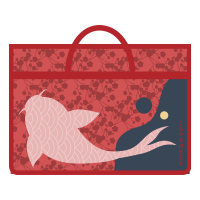 Папка А3 для рисунков и чертежей Ассорти пластик молния ручка ПМ-А3-26